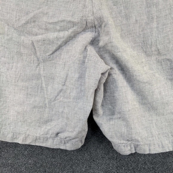 Goodfellow & Co Mens Linden Shorts Gray Size 40 Linen Blend Slash Pockets - Picture 9 of 12
